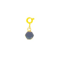 Charms Onyx Doré