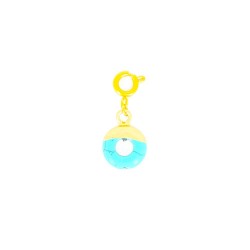 Charms Turquoise Cercle Doré