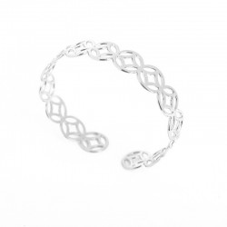 Bracelet Large Azulejo Platine