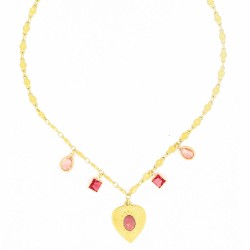 Collier Olympe Rouge Doré
