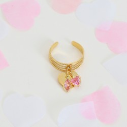 Bague Paris Rose Doré