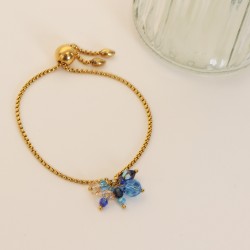 Bracelet Krystallya - Bleu