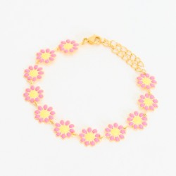 Bracelet Marguerites Email...