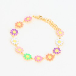 Bracelet Marguerites Email...