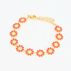 Bracelet Marguerites Email...